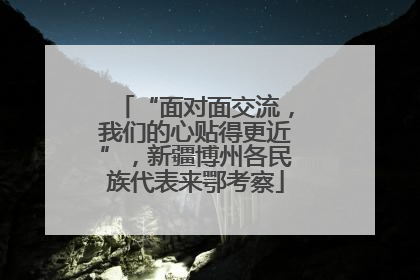 “面对面交流，我们的心贴得更近”，新疆博州各民族代表来鄂考察